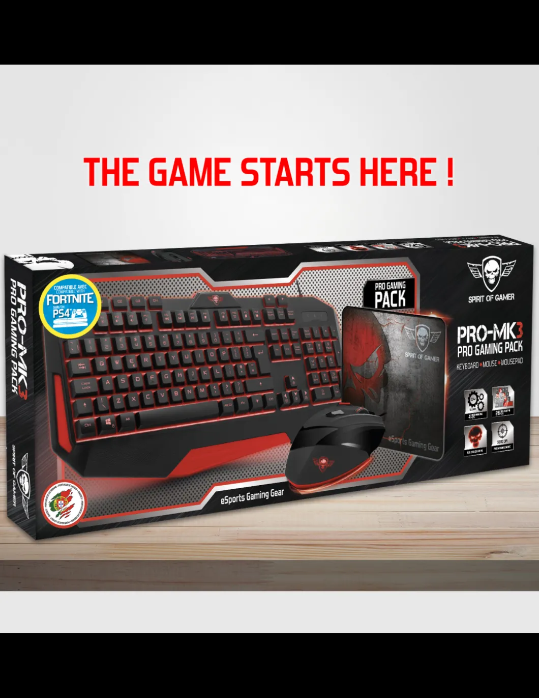 Pro Mk3 - Pack 3 En 1