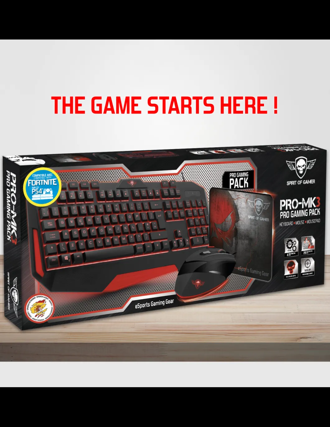 Pro Mk3 - Pack 3 En 1